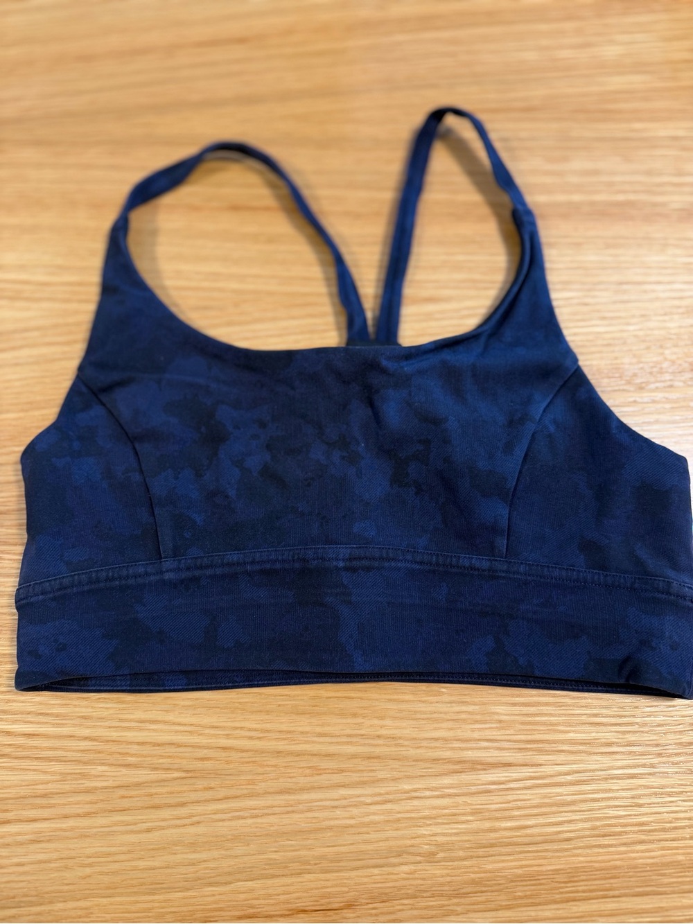 Women's Lululemon Navy Blue Camo Sports Bra